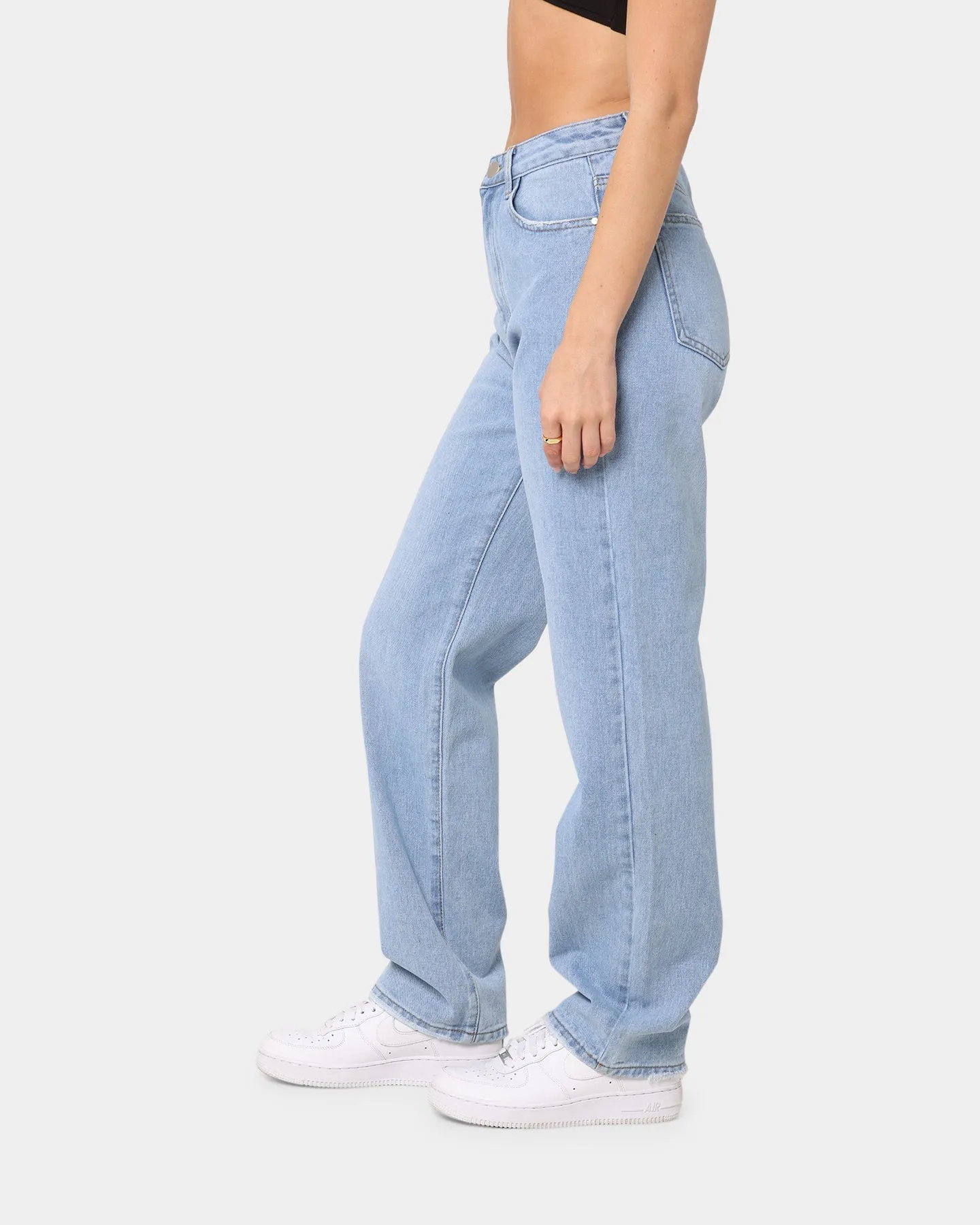 XXIII Women's Tess Wide Leg Jeans Blue