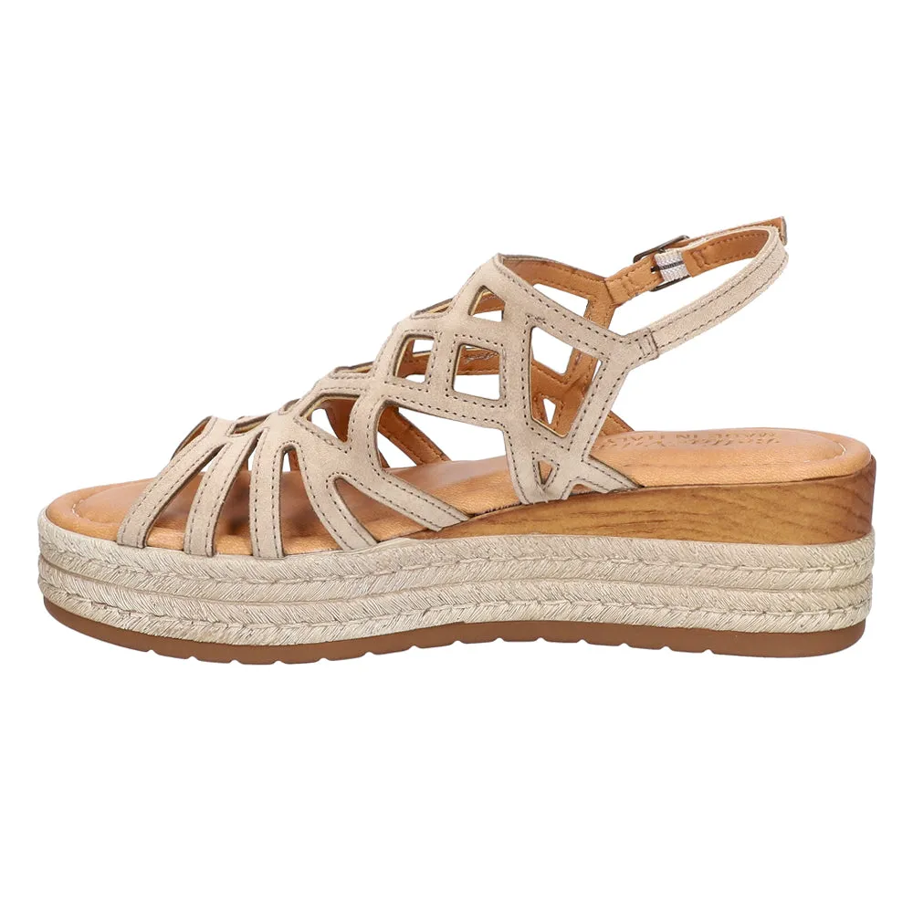 Zip-Italy Espadrille Wedge Sandals